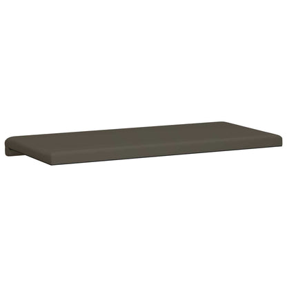 Bankkussen Kunstleer Grijs Diepte 35 cm