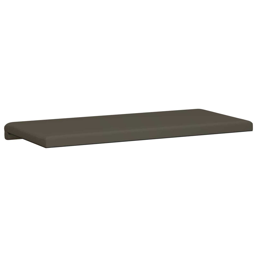 Bankkussen Kunstleer Grijs Diepte 35 cm