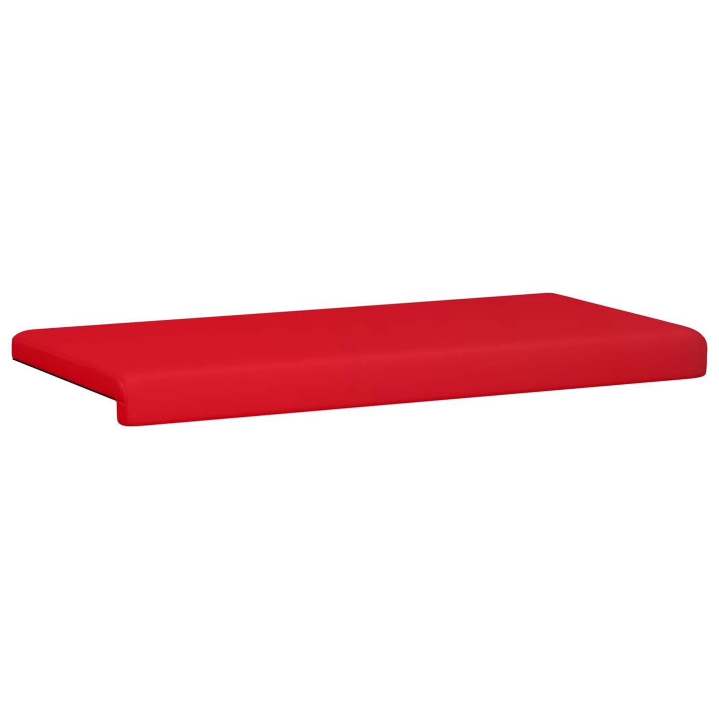 Bankkussen Kunstleer Rood Diepte 35 cm