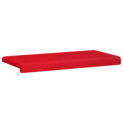 Bankkussen Kunstleer Rood Diepte 35 cm