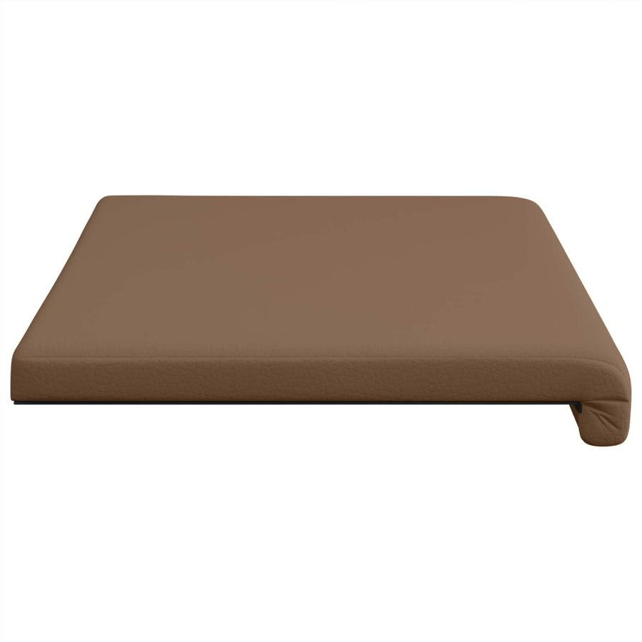 Bankkussen Kunstleer Cappuccino Diepte 35 cm