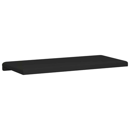 Bankkussen Kunstleer Zwart Diepte 35 cm