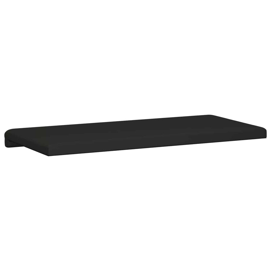 Bankkussen Kunstleer Zwart Diepte 35 cm