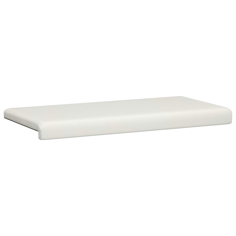 Bankkussen Kunstleer Wit Diepte 35 cm
