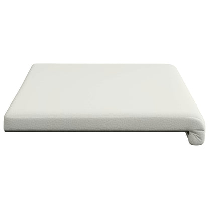 Bankkussen Kunstleer Wit Diepte 35 cm