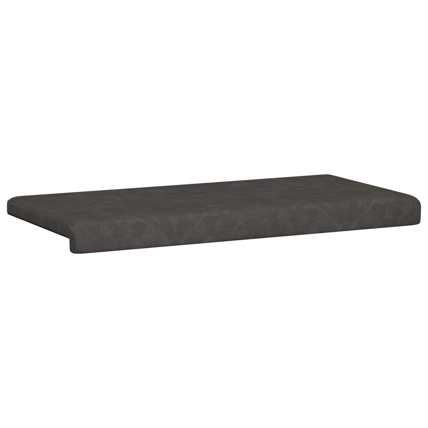 Bankkussen Kunstleer Zwart Diepte 35 cm