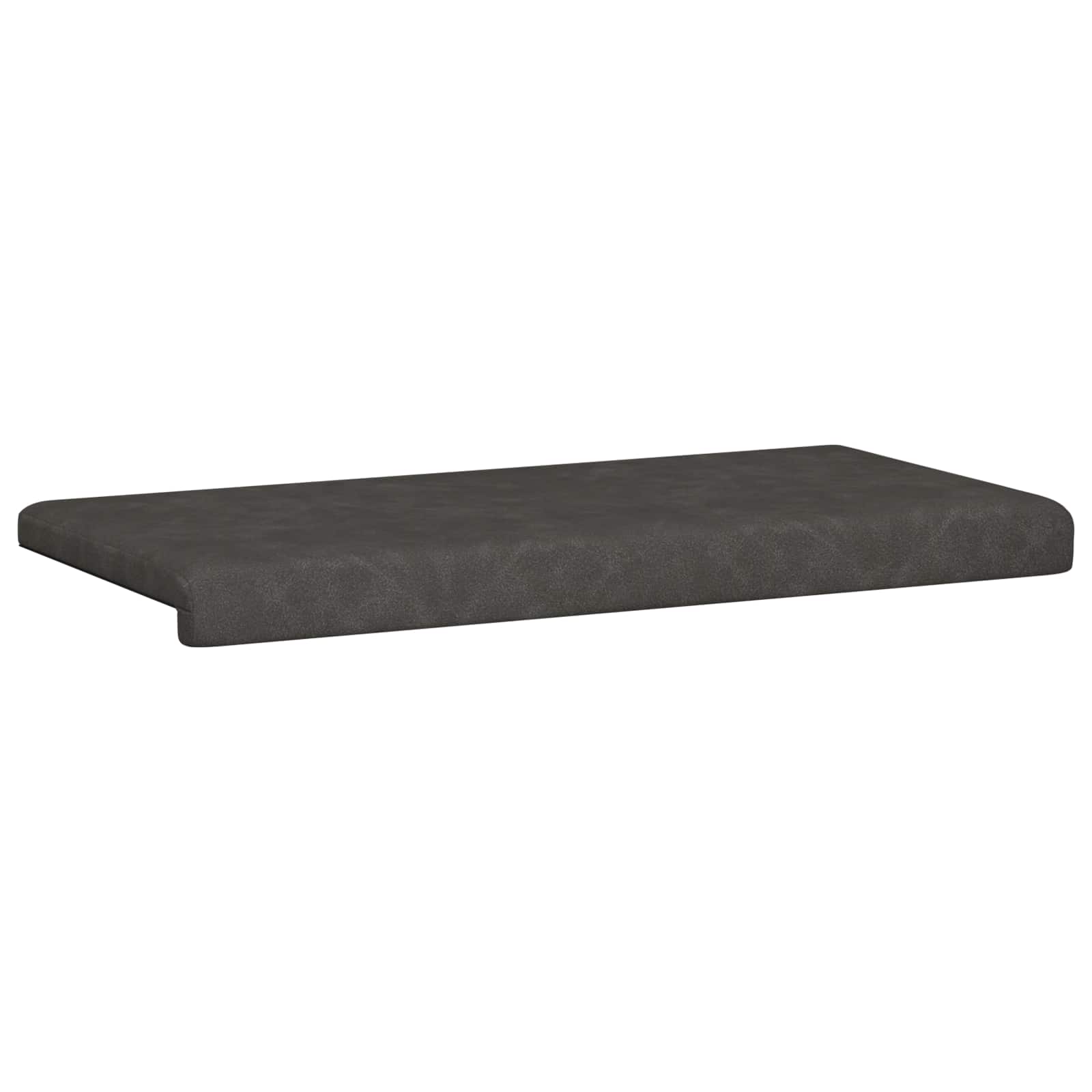 Bankkussen Kunstleer Zwart Diepte 35 cm