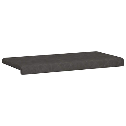 Bankkussen Kunstleer Zwart Diepte 35 cm