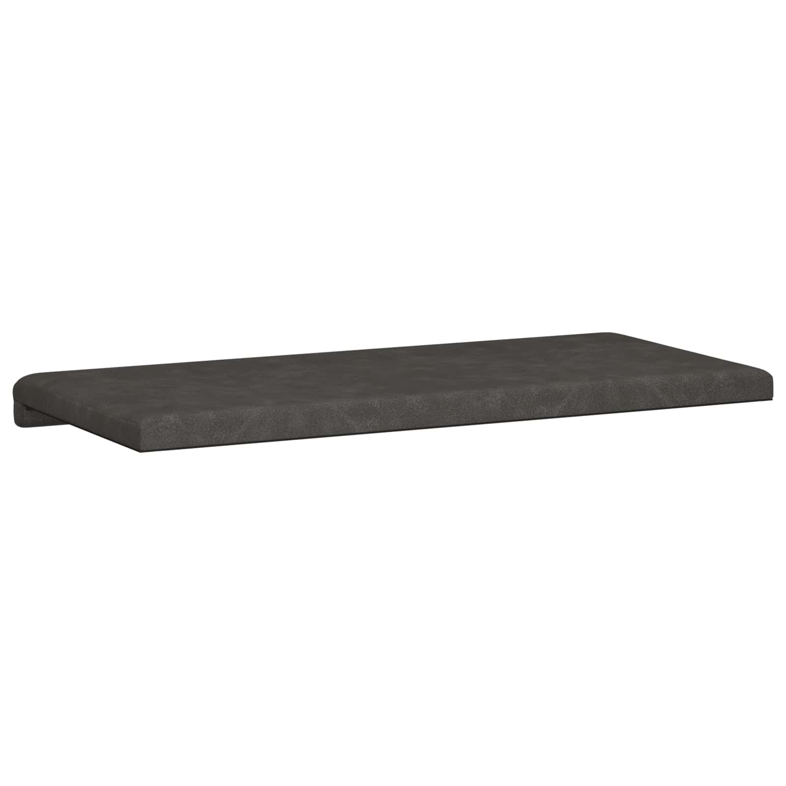 Bankkussen Kunstleer Zwart Diepte 35 cm