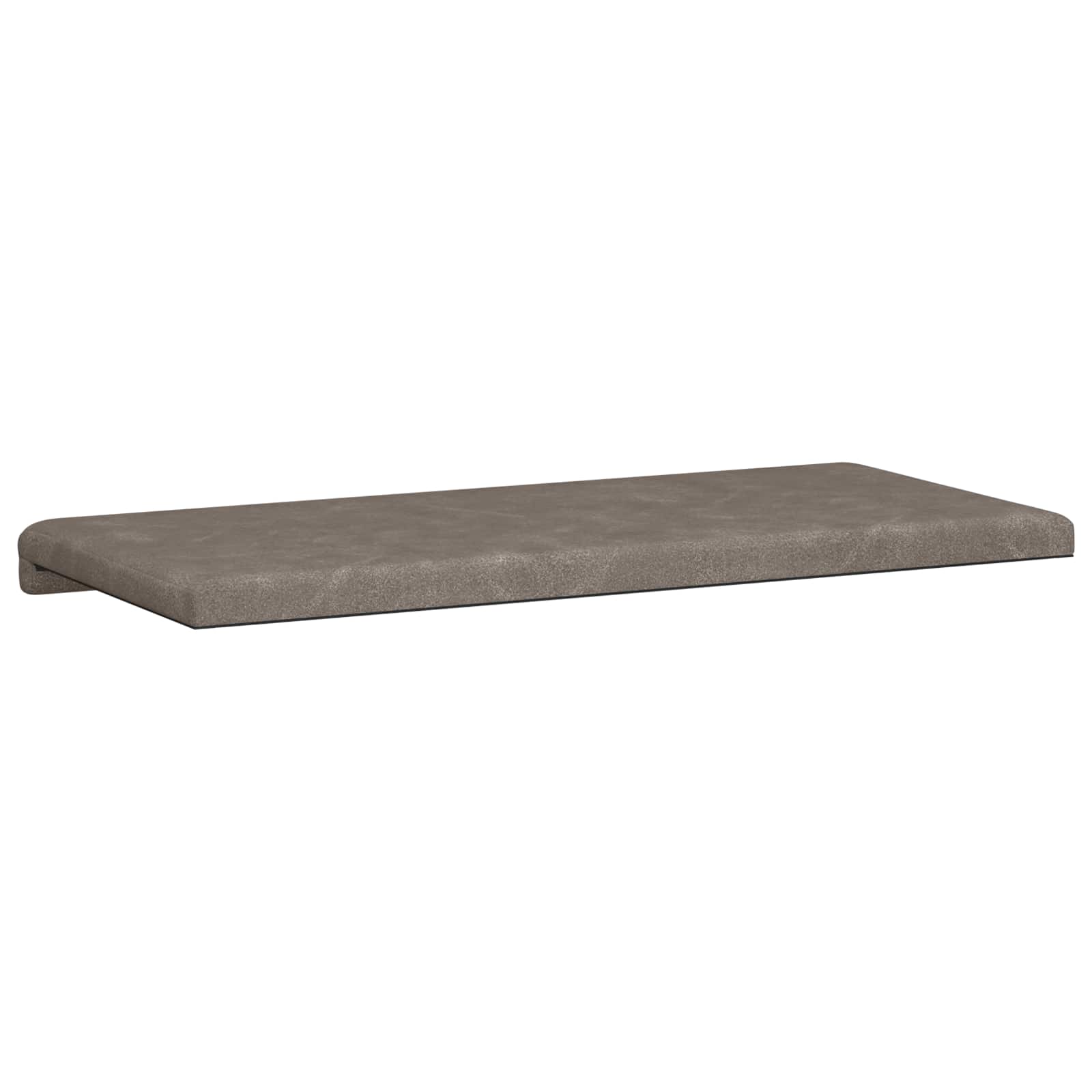 Bankkussen Kunstleer Grijs Diepte 35 cm
