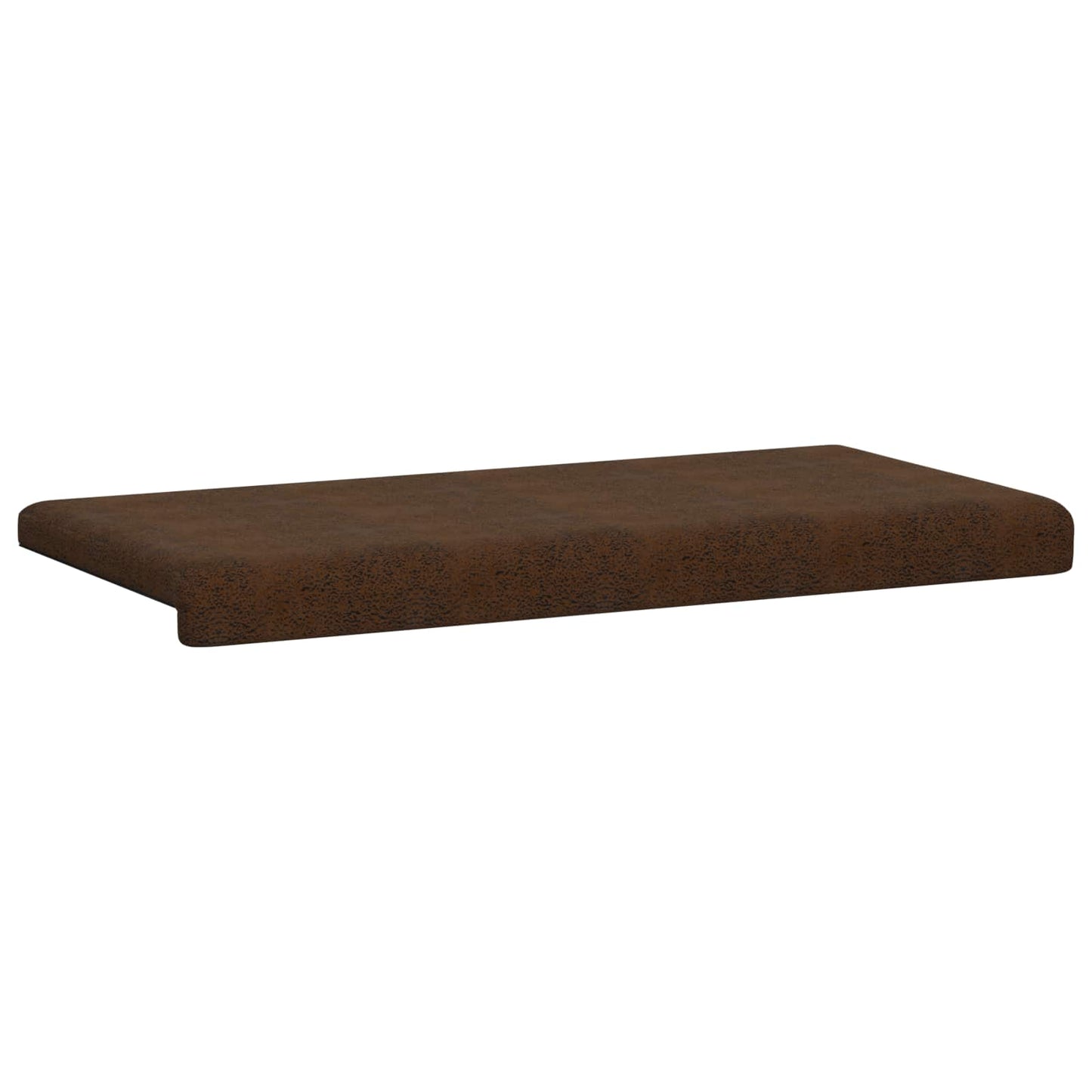 Bankkussen Faux Suède Stof Bruin Diepte 35 cm