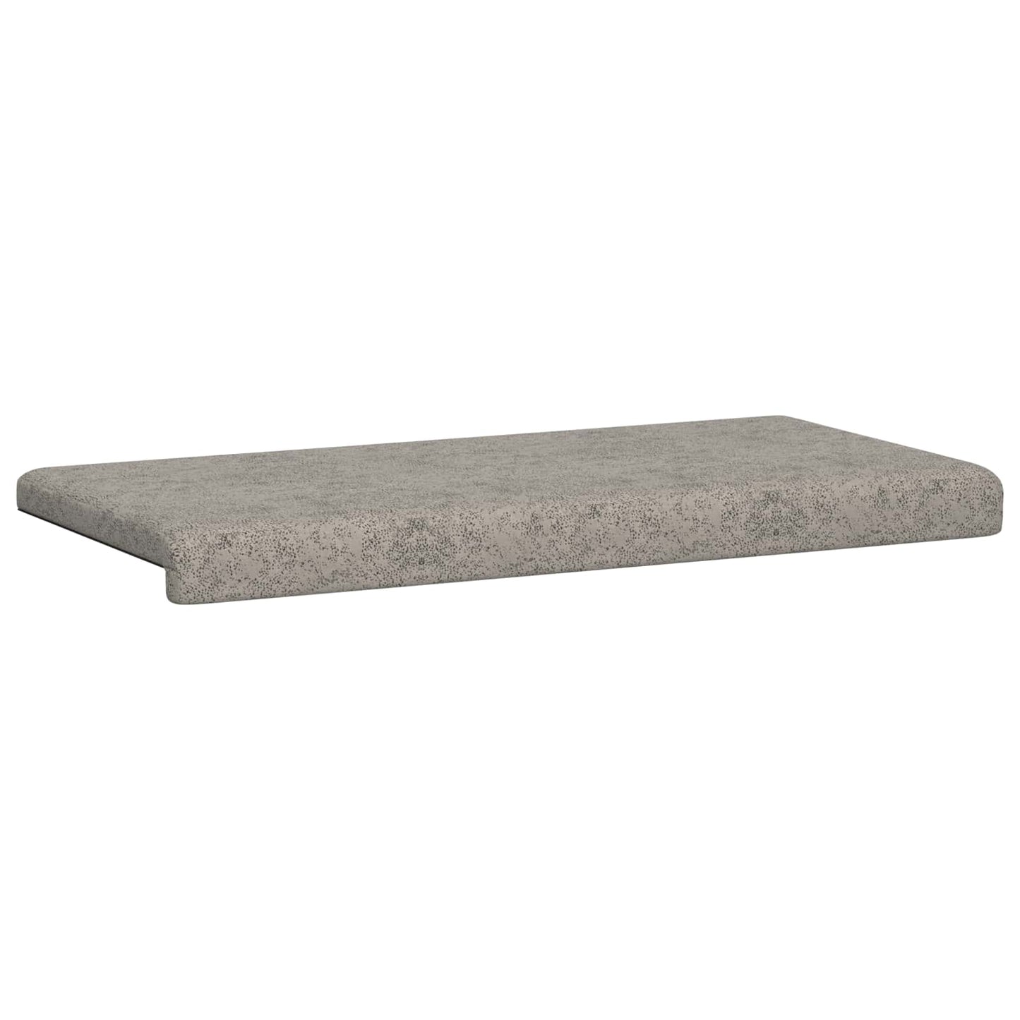 Bankkussen Faux Suède Stof Lichtgrijs Diepte 35 cm