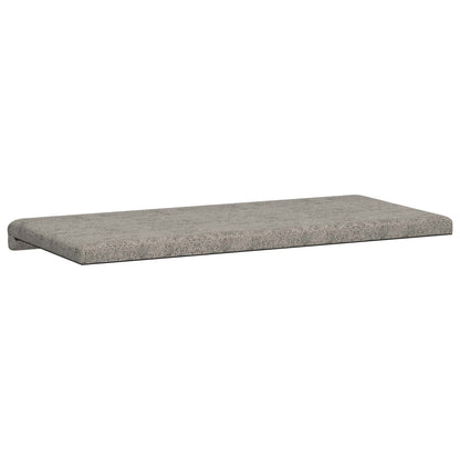 Bankkussen Faux Suède Stof Lichtgrijs Diepte 35 cm