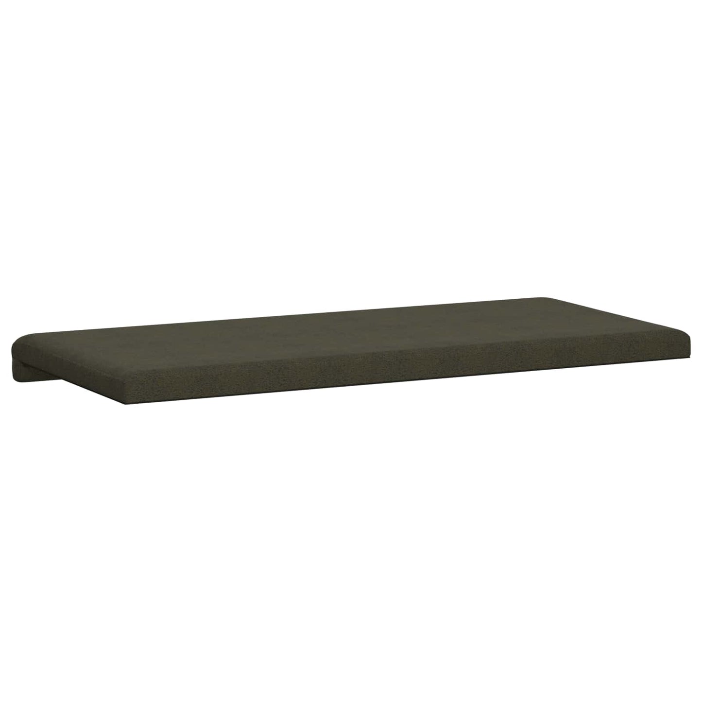 Bankkussen Faux Suède Stof Legergroen Diepte 35 cm