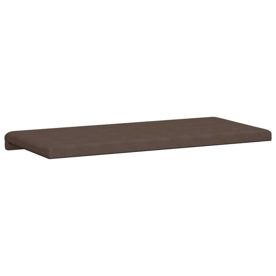 Bankkussen Microvezel Bruin Diepte 35 cm