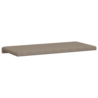 Bankkussen Microvezel Taupe Diepte 35 cm