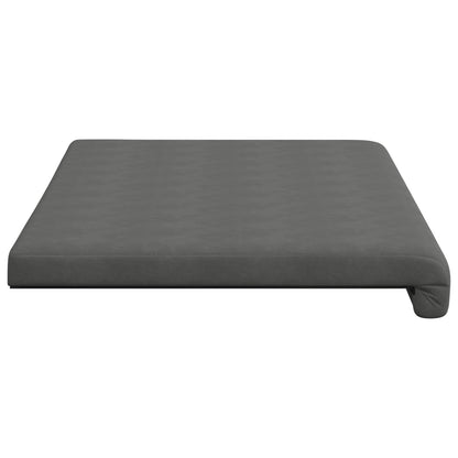 Bankkussen Microvezel Donkergrijs Diepte 35 cm