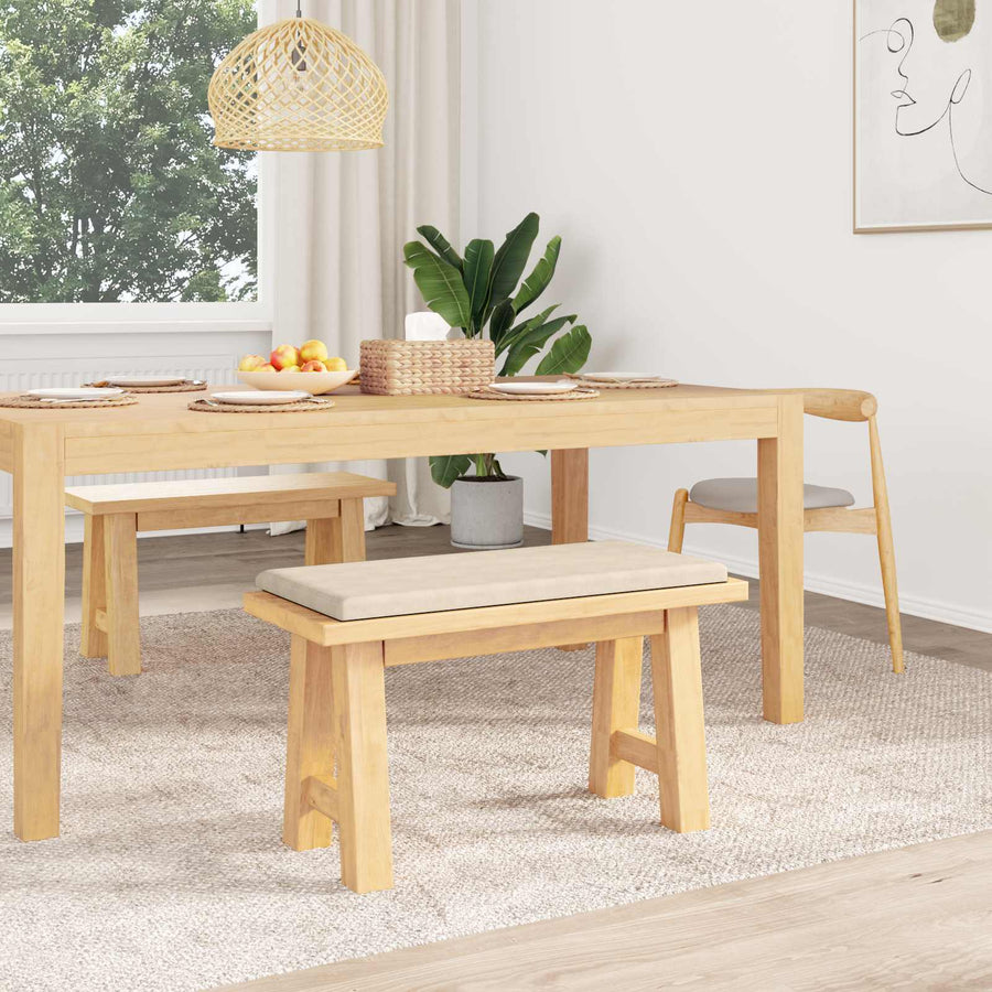 Bankkussen Microvezel Beige Diepte 35 cm