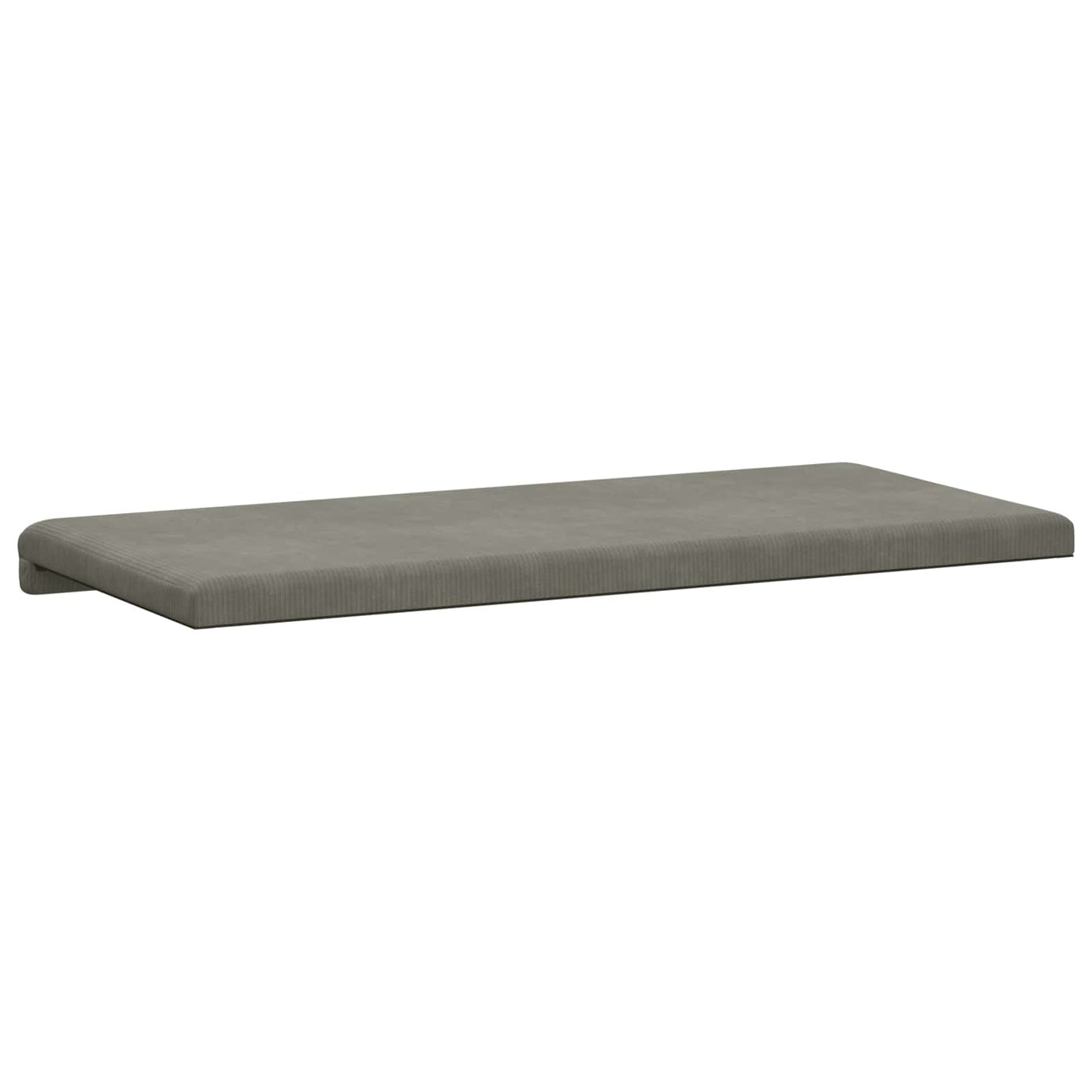Bankkussen corduroy Lichtgrijs Diepte 35 cm