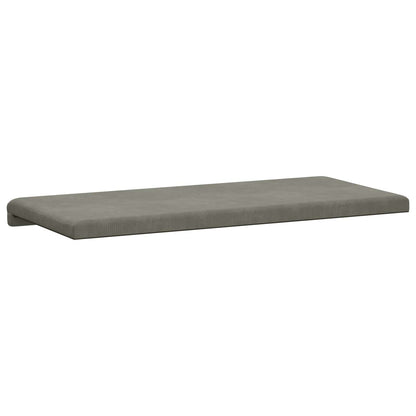 Bankkussen corduroy Lichtgrijs Diepte 35 cm
