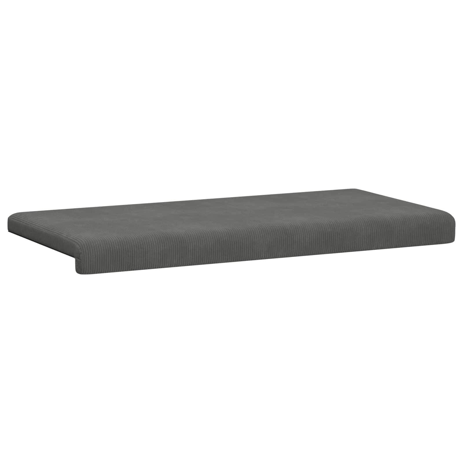 Bankkussen corduroy Donkergrijs Diepte 35 cm
