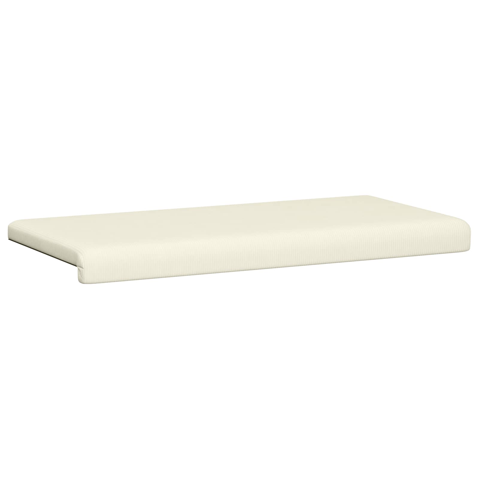 Bankkussen corduroy Crèmekleurig Diepte 35 cm