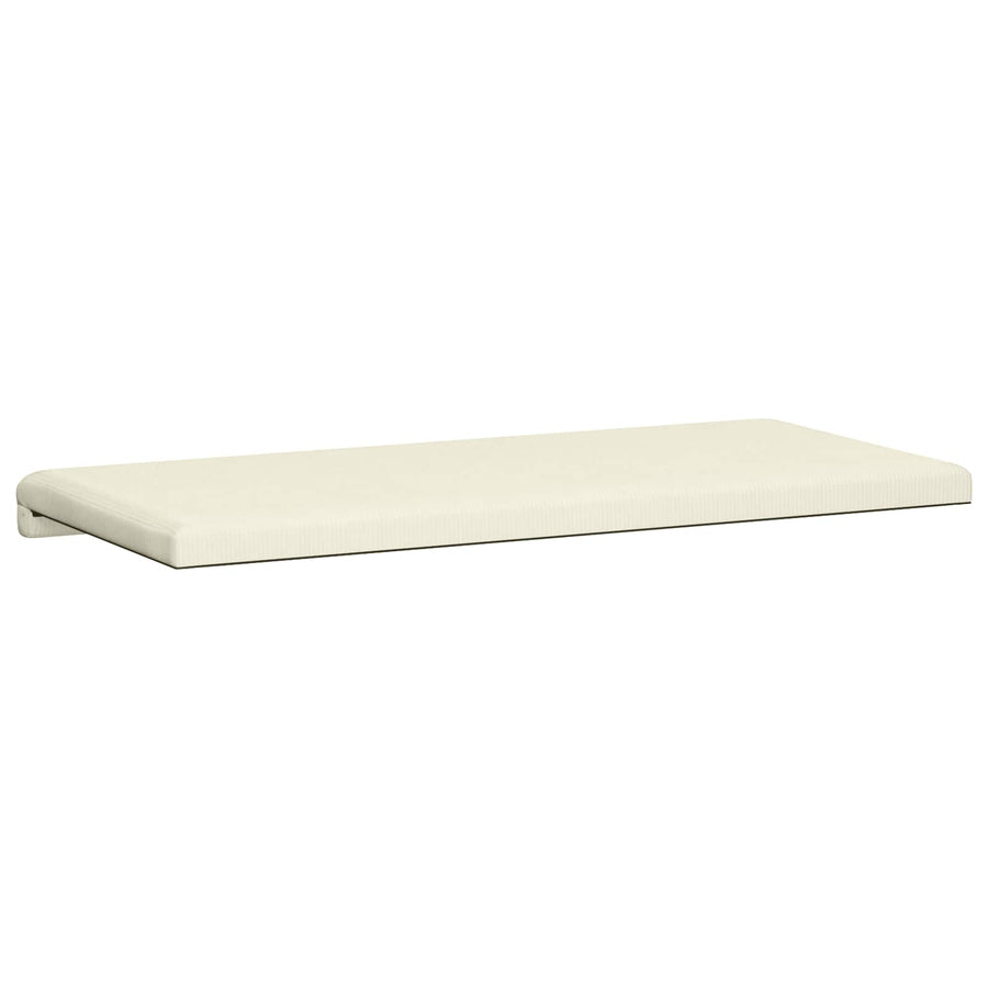 Bankkussen corduroy Crèmekleurig Diepte 35 cm