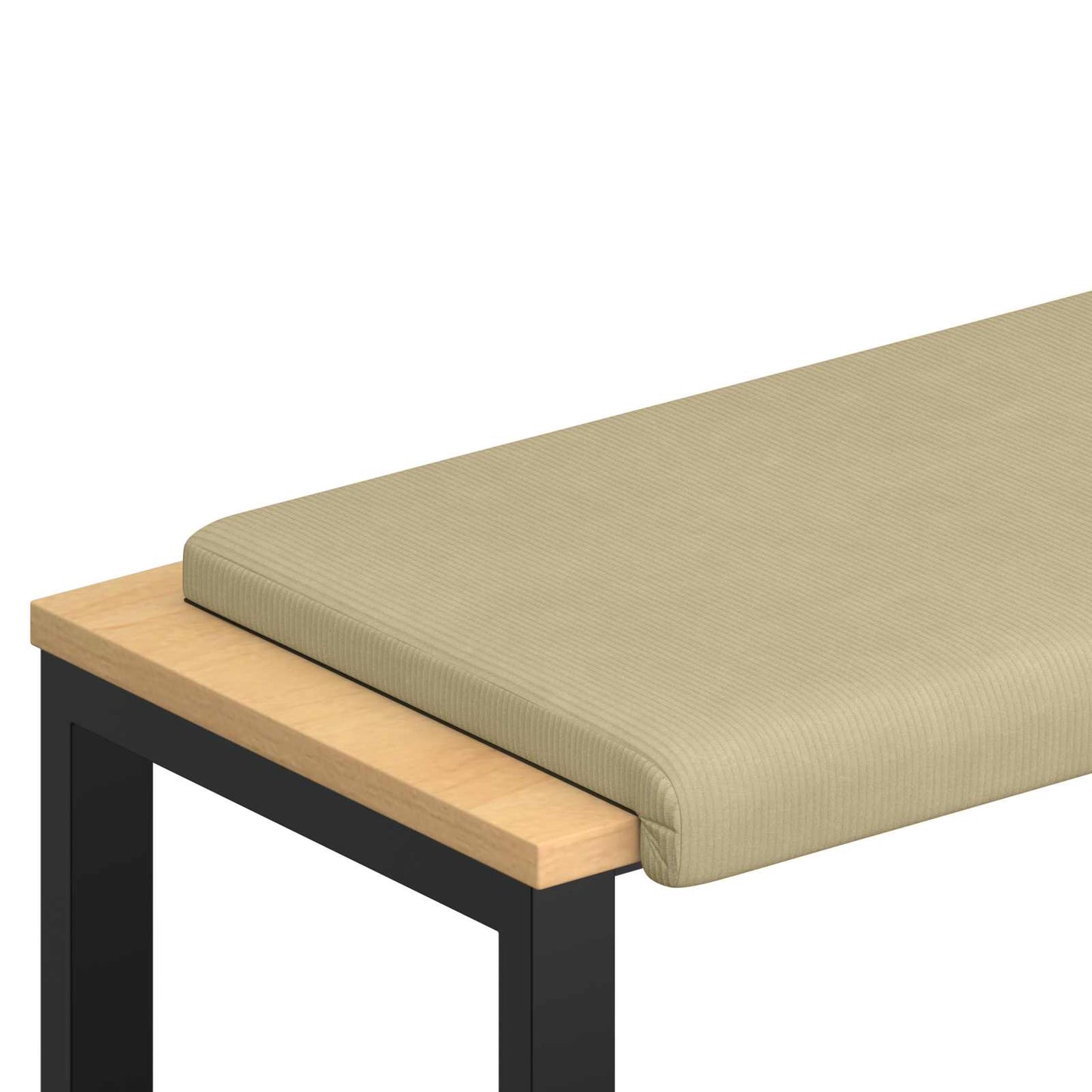 Bankkussen corduroy Grijs groen Diepte 35 cm