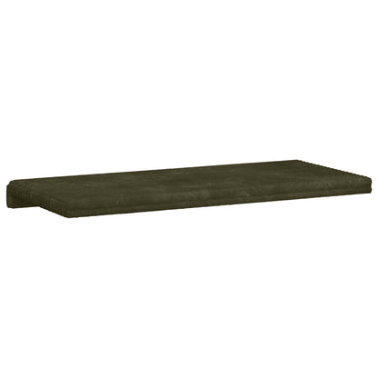 Bankkussen Pluche Corduroy Groen Diepte 35 cm