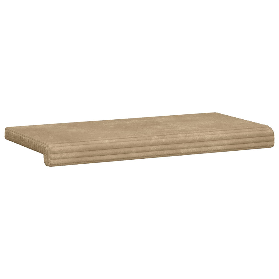 Bankkussen Pluche Corduroy Taupe Diepte 35 cm
