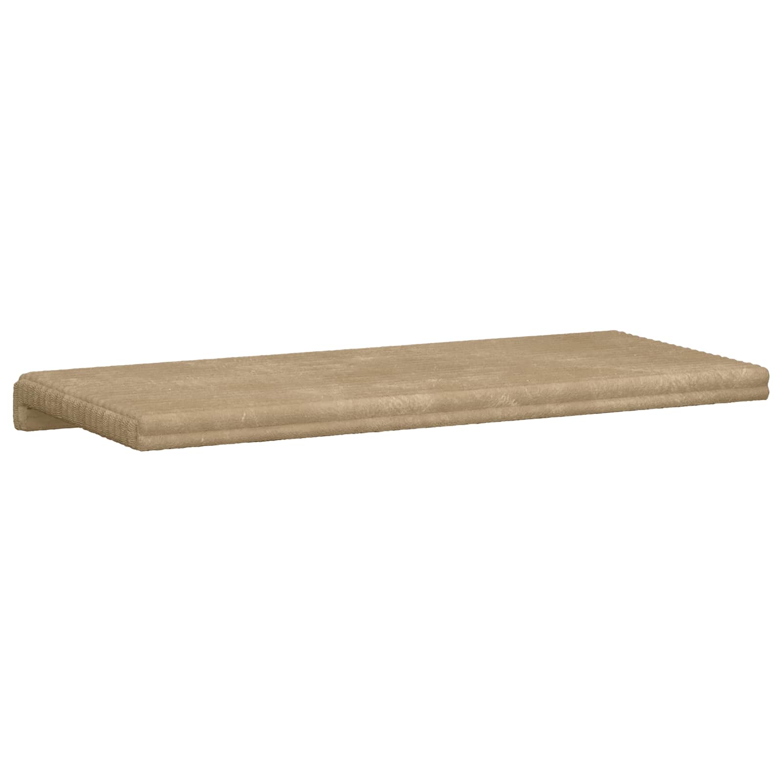 Bankkussen Pluche Corduroy Taupe Diepte 35 cm