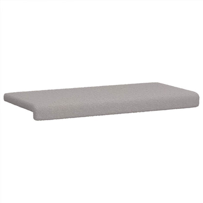 Bankkussen Sherpa Stof Lichtgrijs Diepte 35 cm