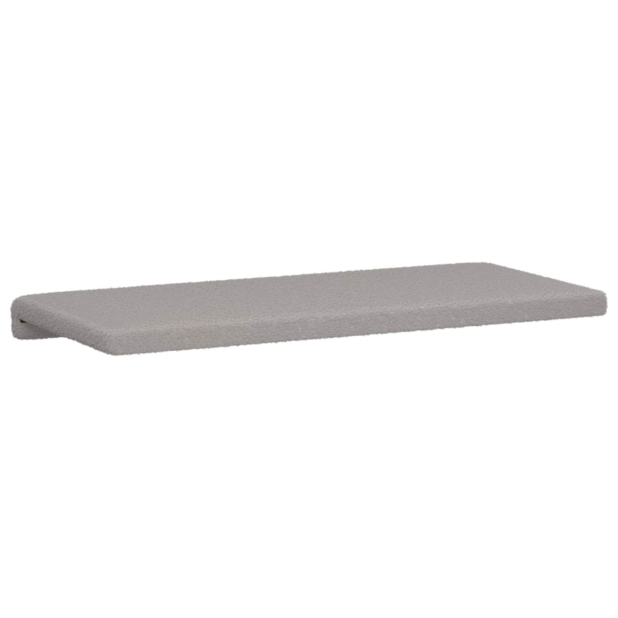 Bankkussen Sherpa Stof Lichtgrijs Diepte 35 cm