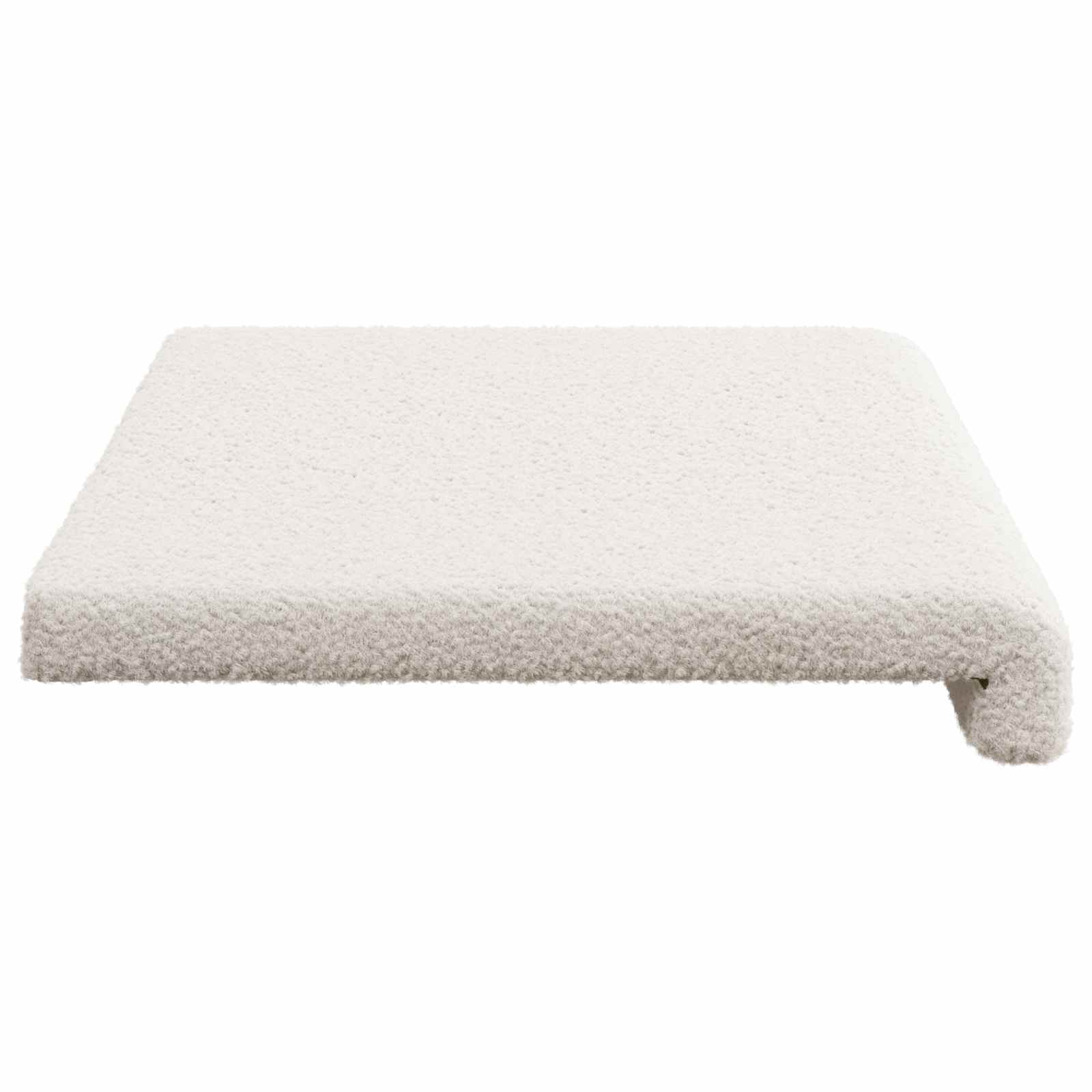Bankkussen Sherpa Stof Crèmekleurig Diepte 35 cm