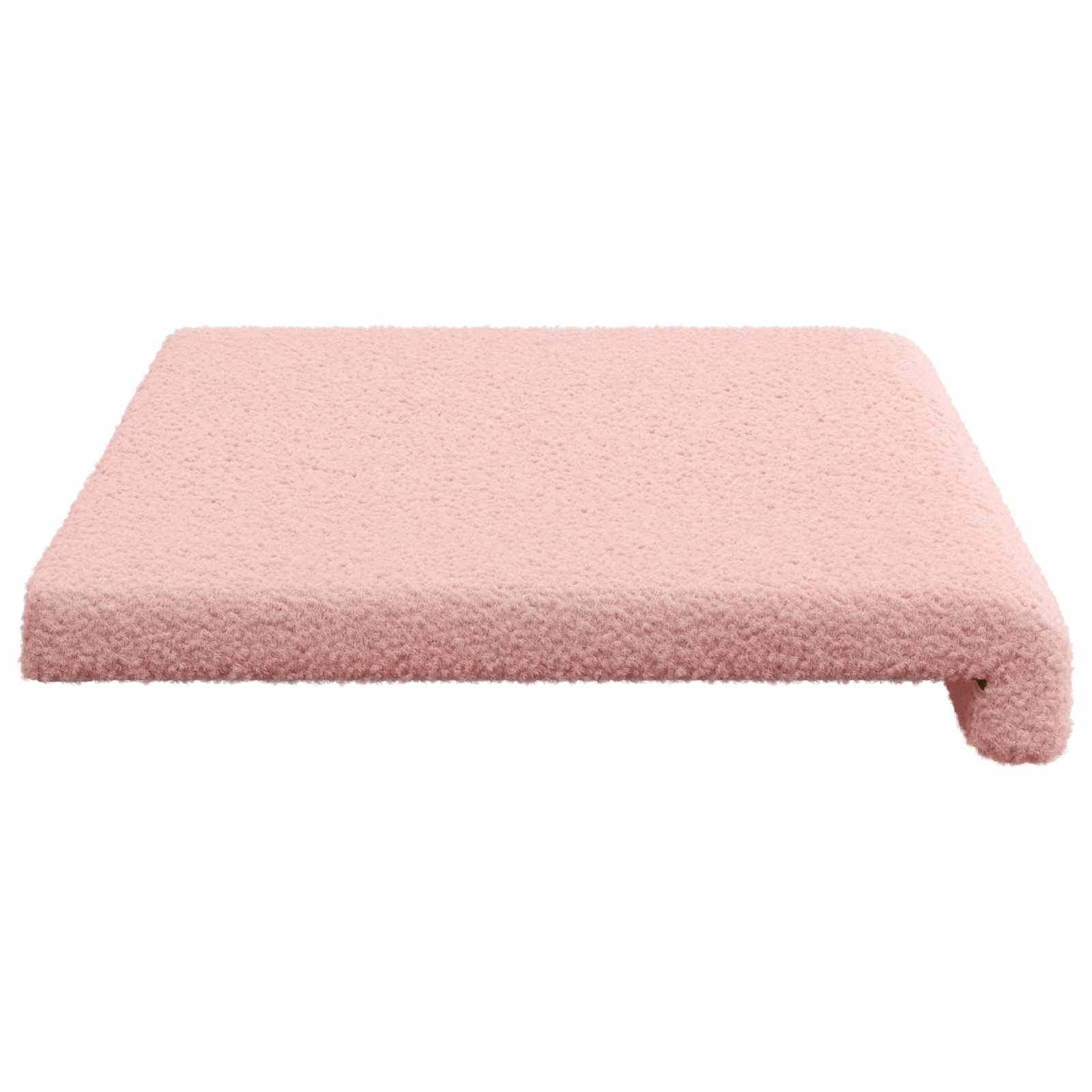 Bankkussen Sherpa Stof Roze Diepte 35 cm