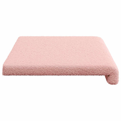 Bankkussen Sherpa Stof Roze Diepte 35 cm