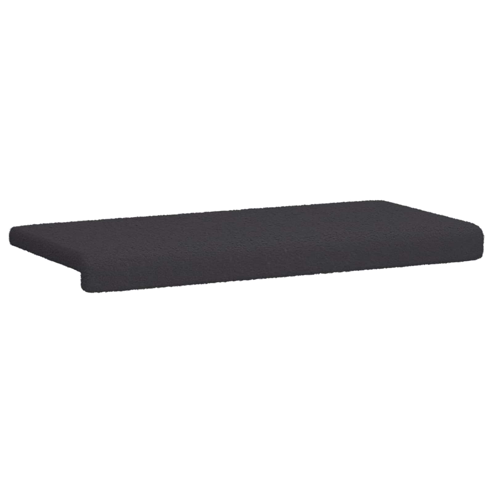 Bankkussen Sherpa Stof Donkergrijs Diepte 35 cm