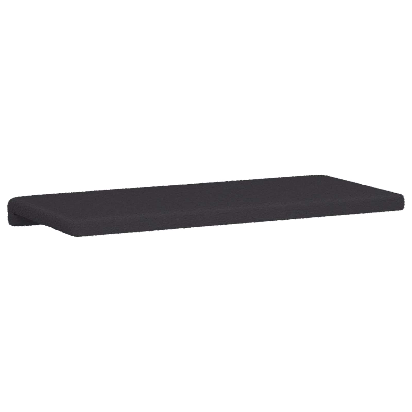 Bankkussen Sherpa Stof Donkergrijs Diepte 35 cm