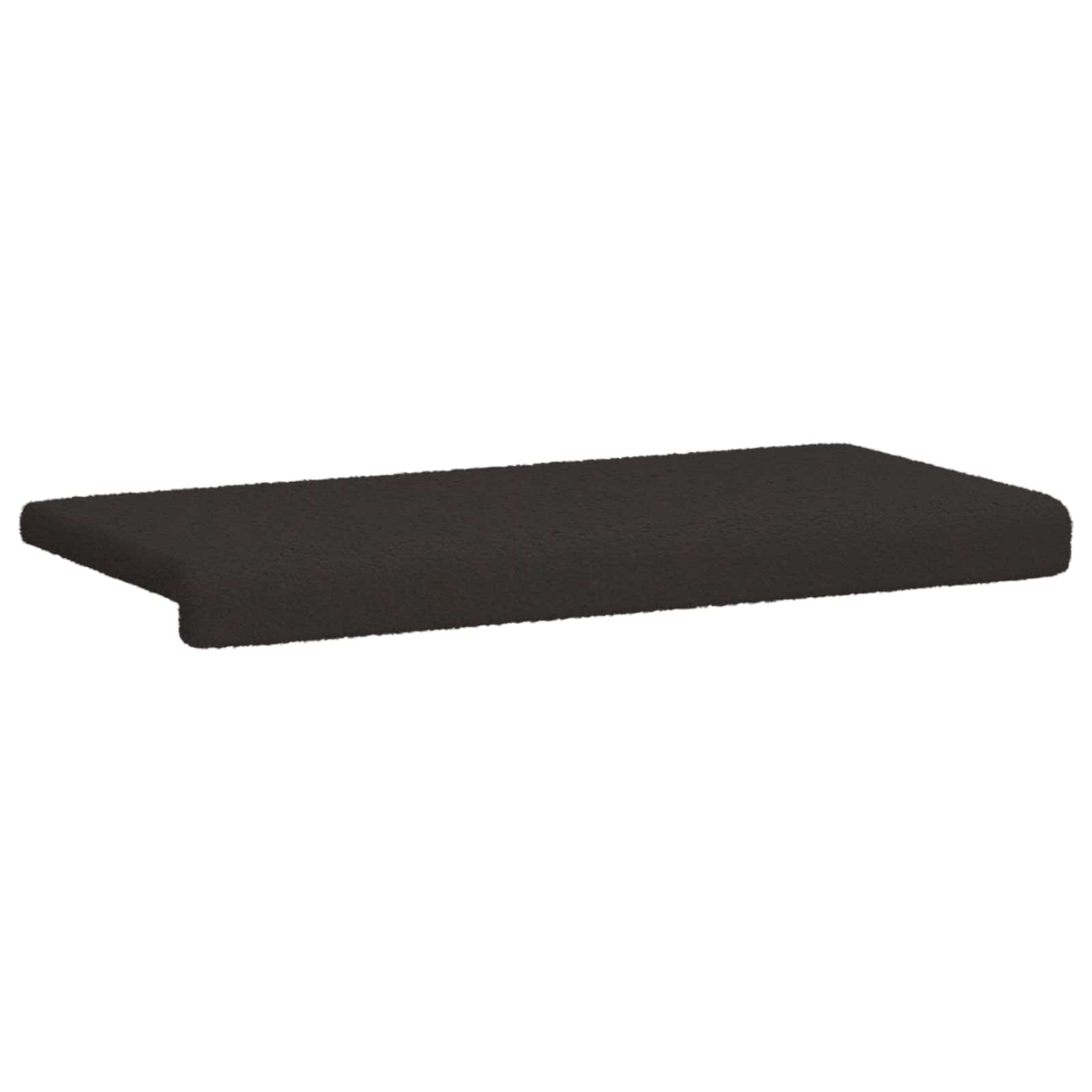 Bankkussen Sherpa Stof Zwart Diepte 35 cm