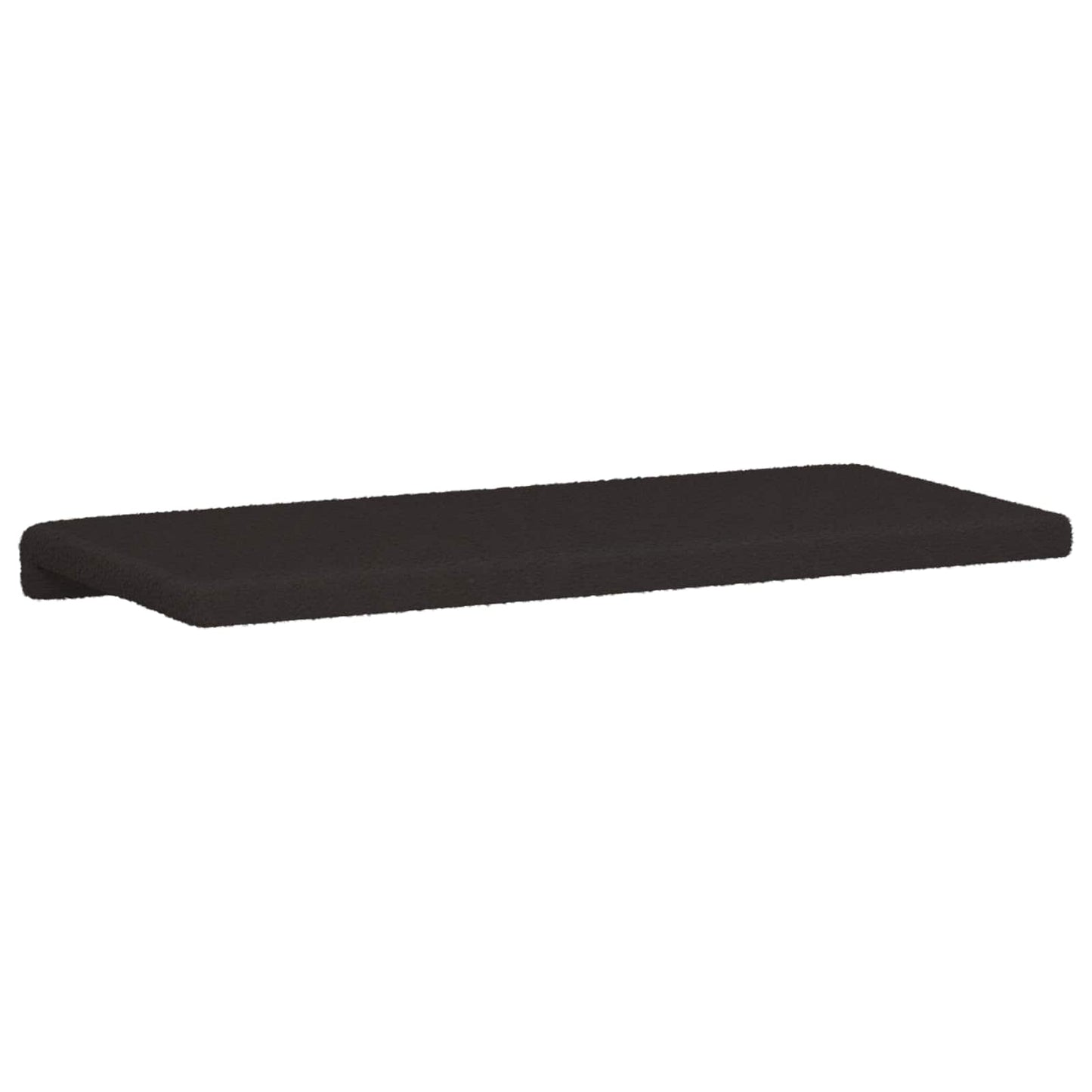Bankkussen Sherpa Stof Zwart Diepte 35 cm