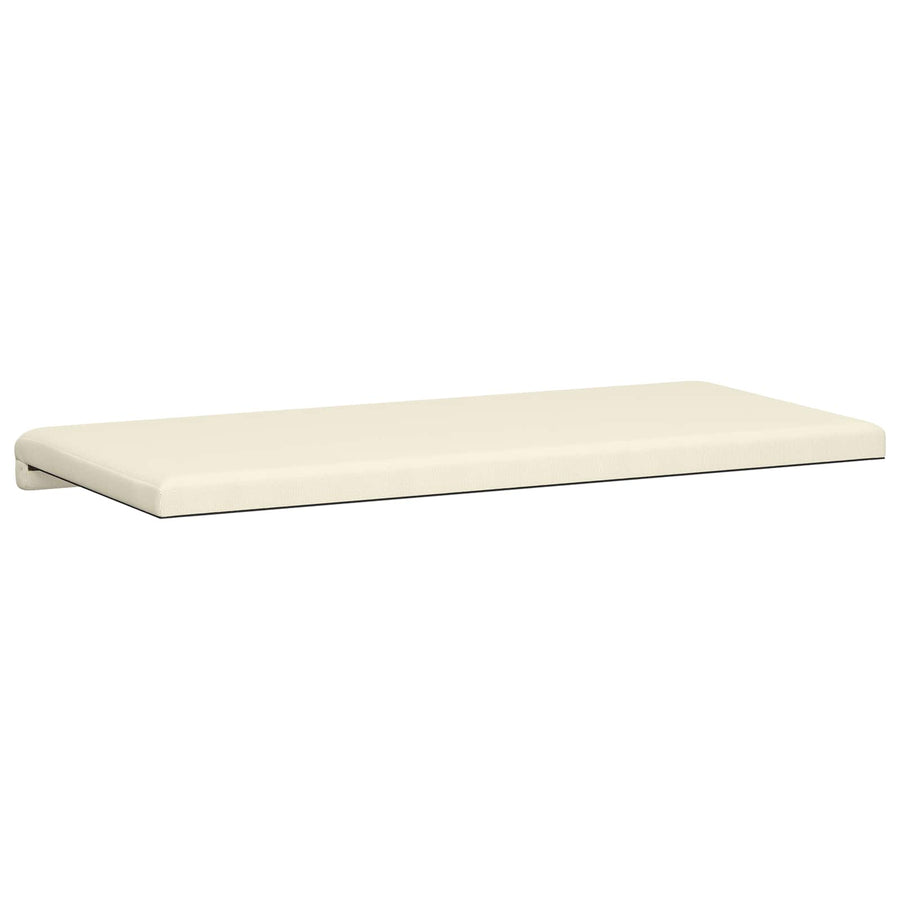 Bankkussen Textured Velvet Crèmekleurig Diepte 35 cm
