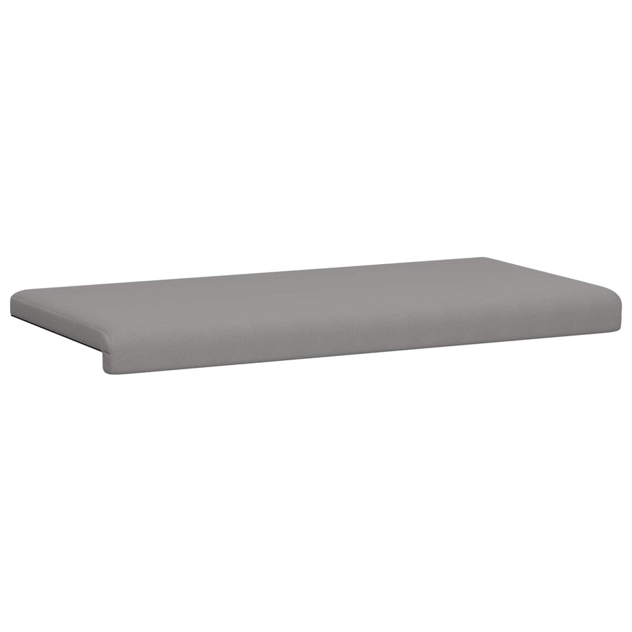Bankkussen Textured Velvet Donkergrijs Diepte 35 cm
