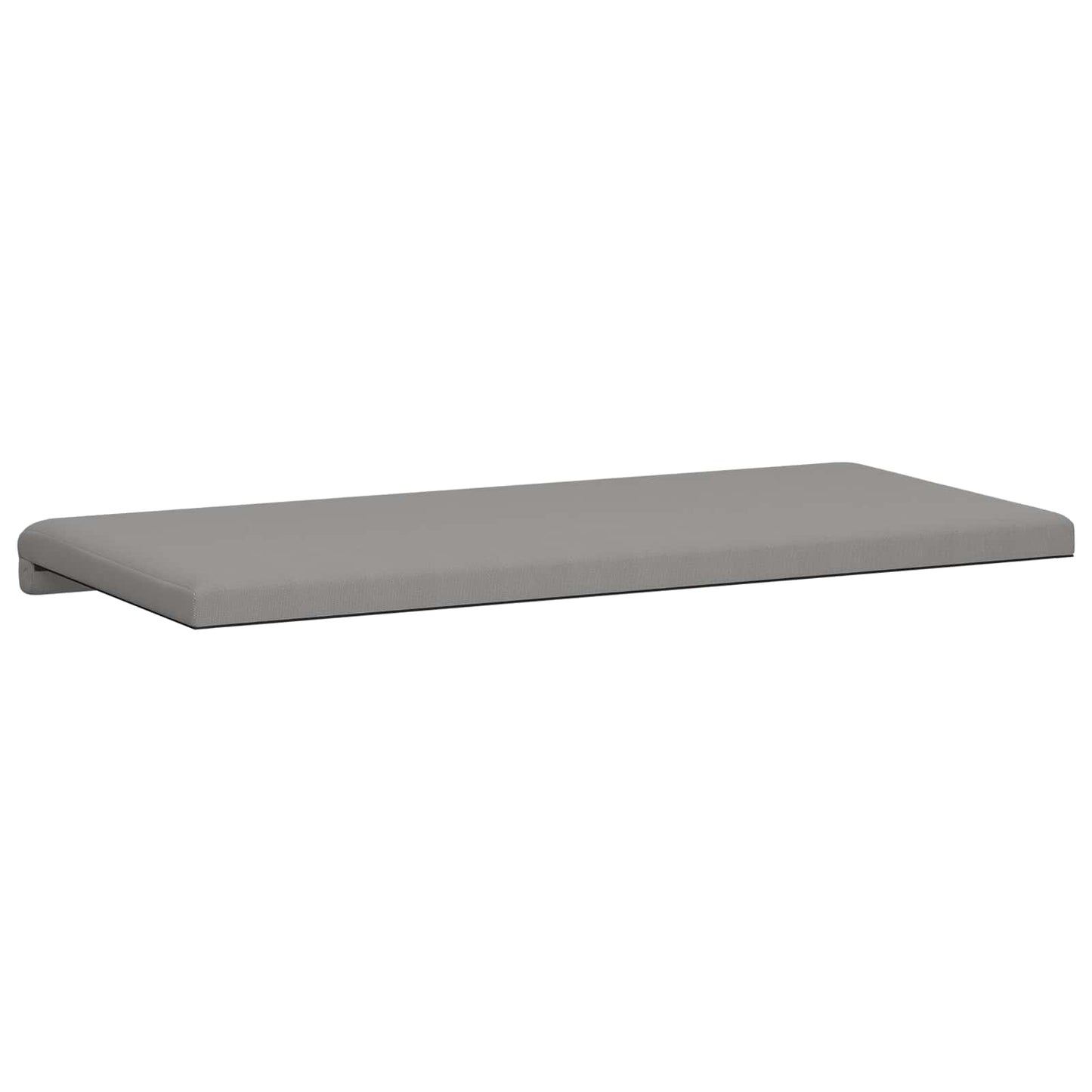 Bankkussen Textured Velvet Donkergrijs Diepte 35 cm