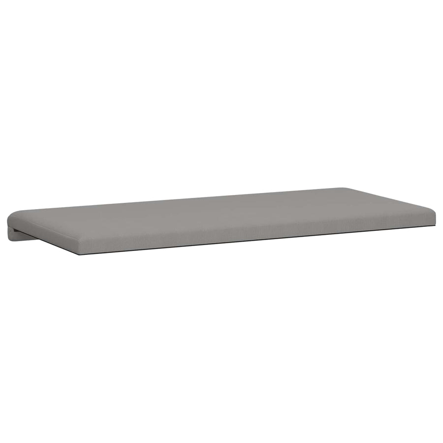 Bankkussen Textured Velvet Donkergrijs Diepte 35 cm