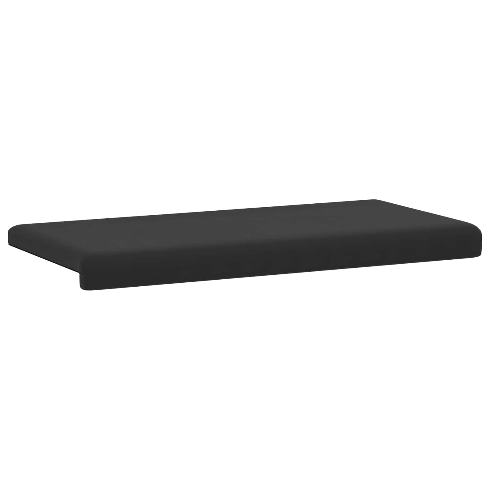 Bankkussen Textured Velvet Zwart Diepte 35 cm