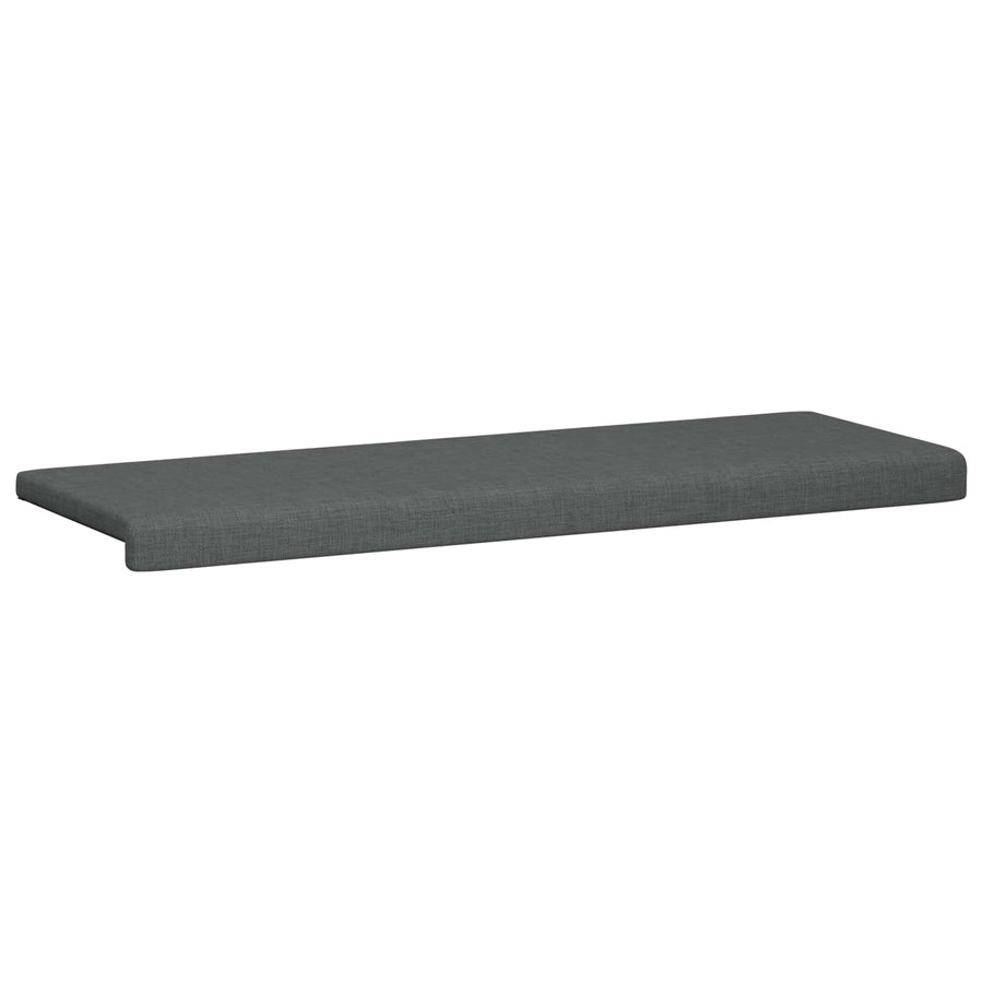 Bankkussen Stof Donkergrijs Diepte 35 cm