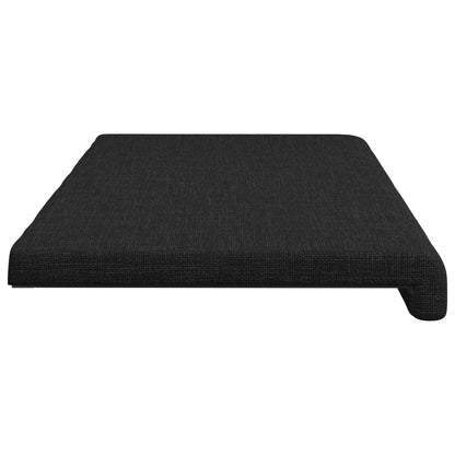 Bankkussen Stof Zwart Diepte 35 cm