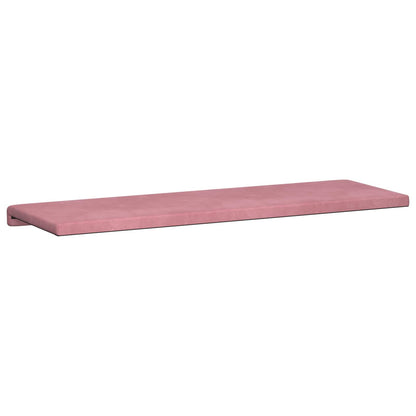 Bankkussen fluweel Roze Diepte 35 cm