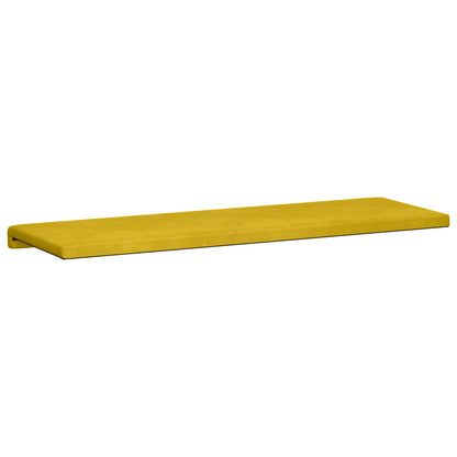 Bankkussen fluweel Geel Diepte 35 cm