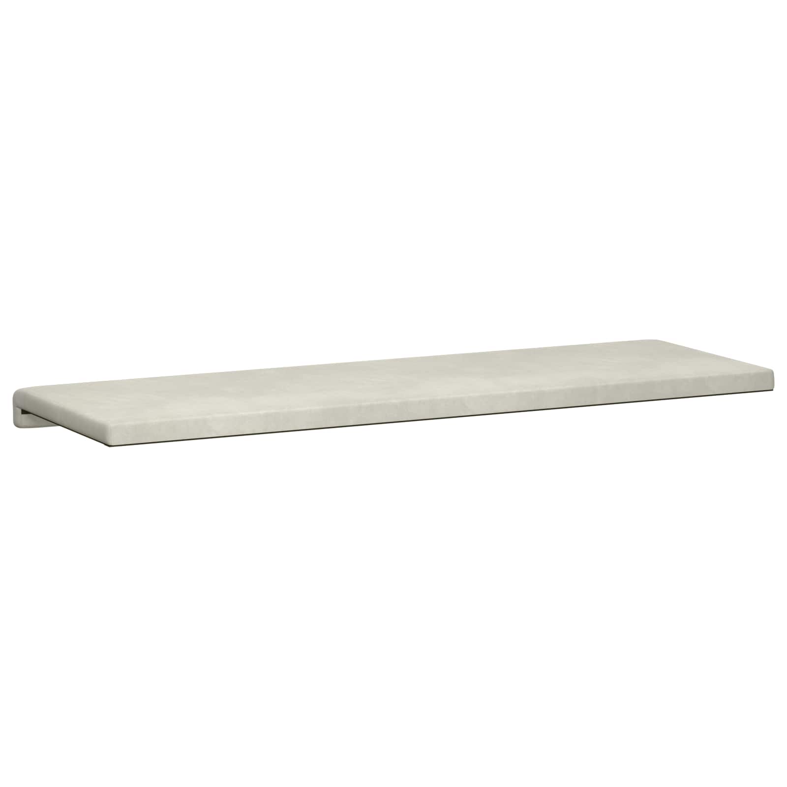 Bankkussen fluweel Crèmekleurig Diepte 35 cm